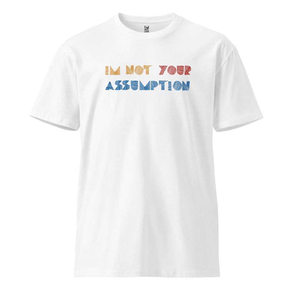White Tee with Color Block