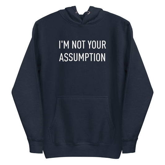 Blue Hoodie w/ White Logo Print
