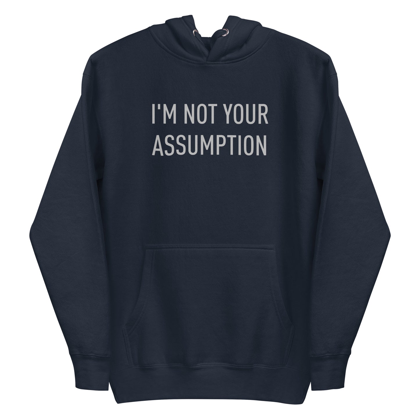 Blue Hoodie /w Gray Print Logo
