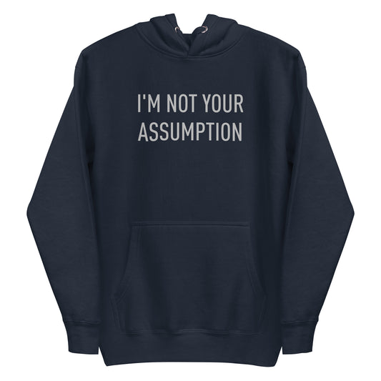 Blue Hoodie /w Gray Print Logo