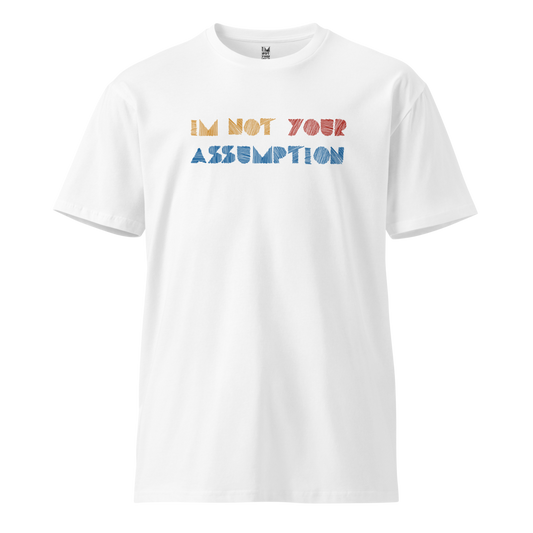 White Tee with Color Block