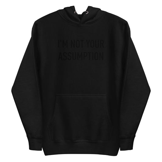 Black Hoodie w/ Black Logo Print